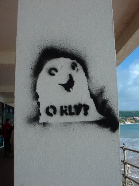 Some fun graffiti I found while in Swanage, England.