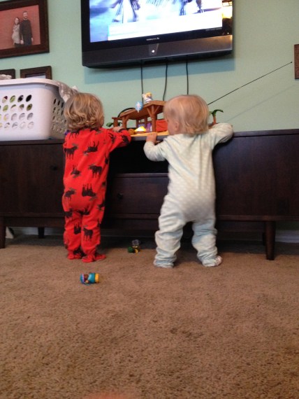 Hours of fun with the plastic, noise-making, non-historically-accurate but much-beloved Little People Nativity.