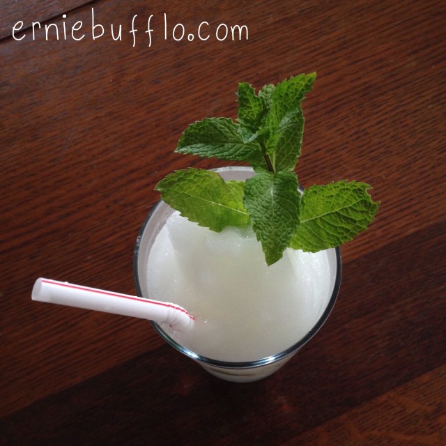 frozen mojito recipe: a perfect summer drink! | The Adventures of Ernie Bufflo