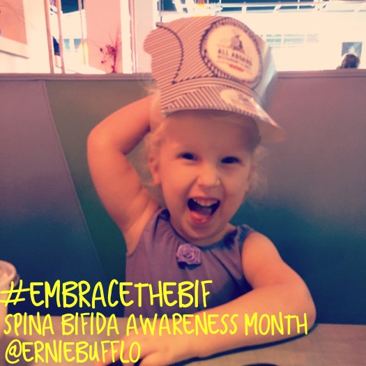 Why we #embracethebif for Spina Bifida Awareness Month | erniebufflo.com