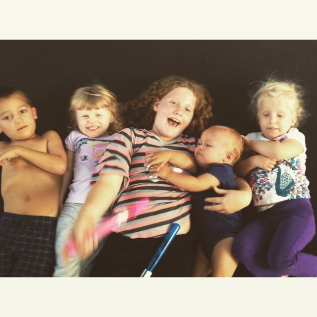 The cousins the girls will be growing up with in Denver.