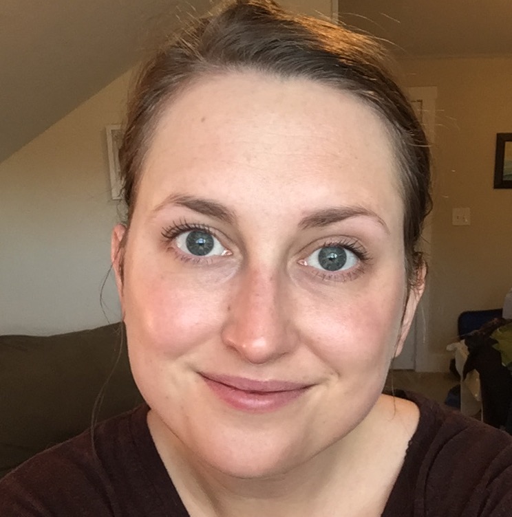 This is my face a few months into my new routine, wearing only mascara and tinted moisturizer, in natural light, with no filters.